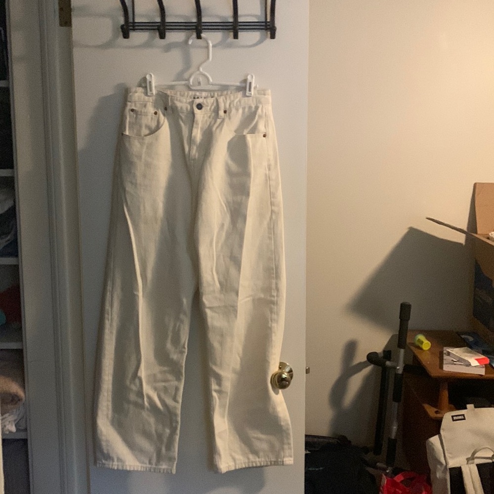Size medium motel rocks cream colored denim pants